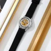 Мужские часы Skmei M035LSIBK Silver-Black Leather фото 4