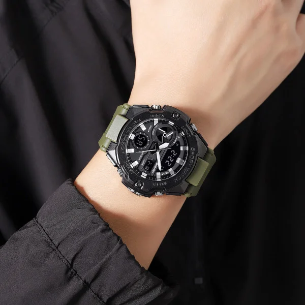  Чоловічий годинник Skmei 2383AG Army Green фото 4