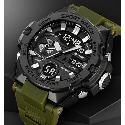  Чоловічий годинник Skmei 2383AG Army Green