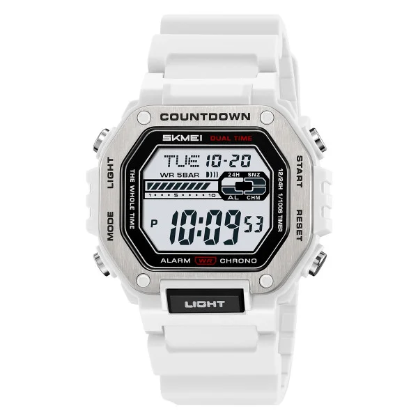 Чоловічий годинник Skmei 2522WT White фото 1