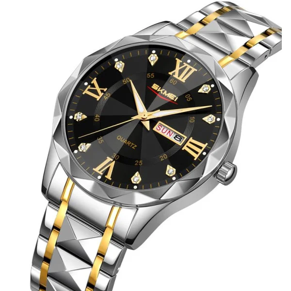 Чоловічий годинник Skmei 9369TGDBK Gold-Black фото 4