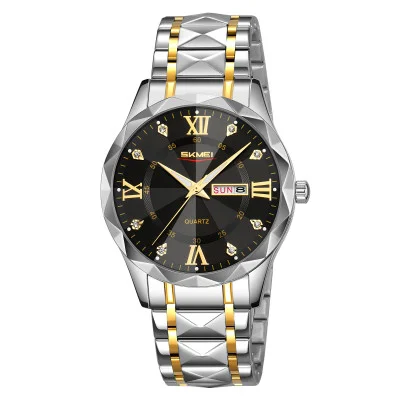 Чоловічий годинник Skmei 9369TGDBK Gold-Black