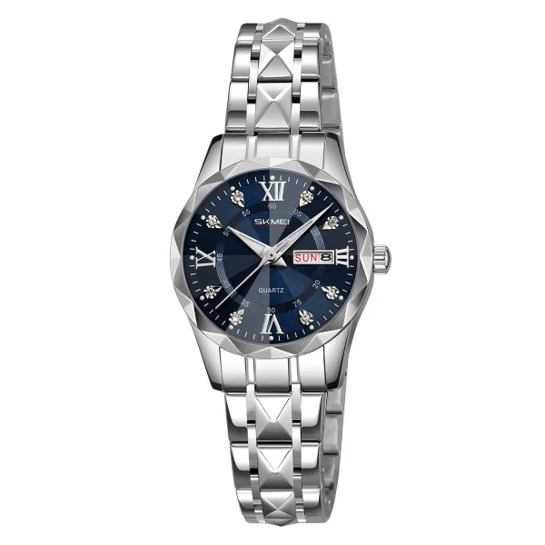 Женские часы Skmei 9370SIBU Silver-Blue фото 1