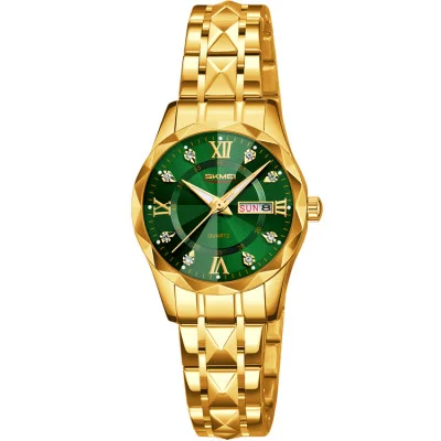 Жіночий годинник Skmei 9370GDGN Gold-Green