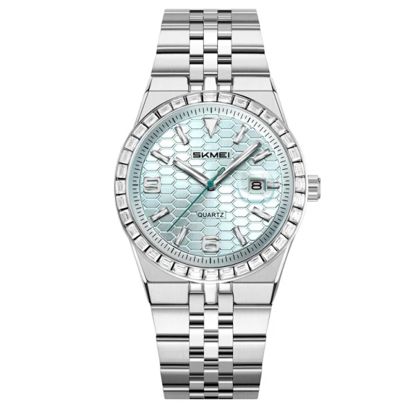 Чоловічий годинник Skmei 2655SIBU Silver-Blue фото 1