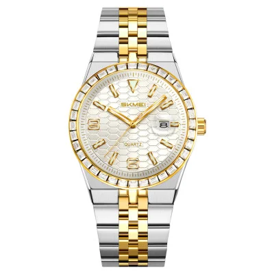 Чоловічий годинник Skmei 2655TGD Silver-Gold