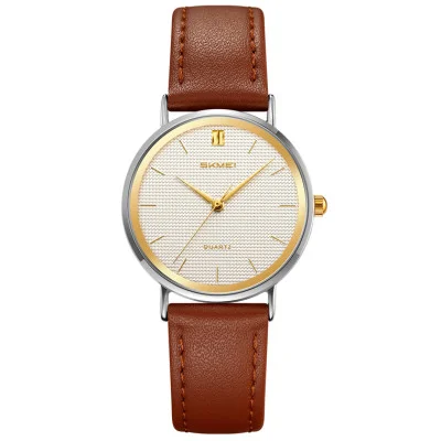 Жіночий годинник Skmei 2568SIBN Silver-Brown