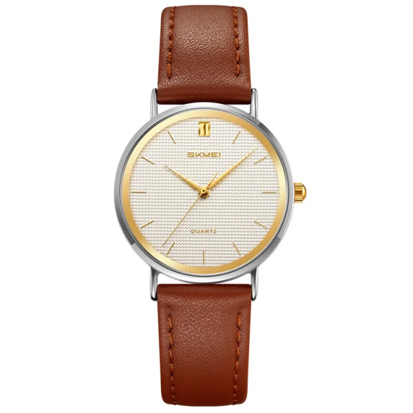 Жіночий годинник Skmei 2568SIBN Silver-Brown фото 1