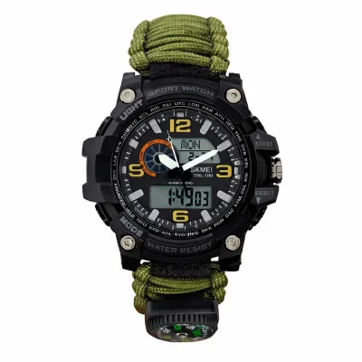 Чоловічий годинник Skmei 1283NAG Army Green-Black