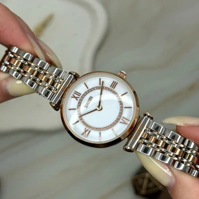 Жіночий годинник Skmei 9198TRGWTH-S Rose Gold-Silver-White Lady
