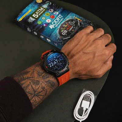 Розумний годинник Modfit Navigator Al Red-Black