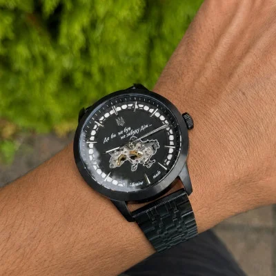 Чоловічий годинник Awarder 043-1 Де би не був All Black Steel Miyota
