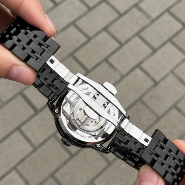 Чоловічий годинник Awarder 043-1 Де би не був All Black Steel Miyota фото 8
