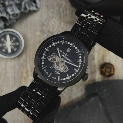 Мужские часы Awarder 043-1 Де би не був All Black Steel Miyota