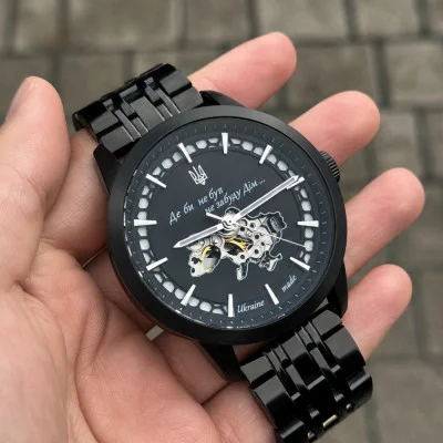 Мужские часы Awarder 043-1 Де би не був All Black Steel Miyota
