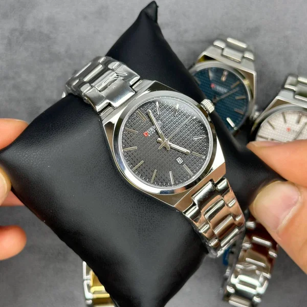 Чоловічий годинник Curren 8439L Silver-Gold-Green фото 7
