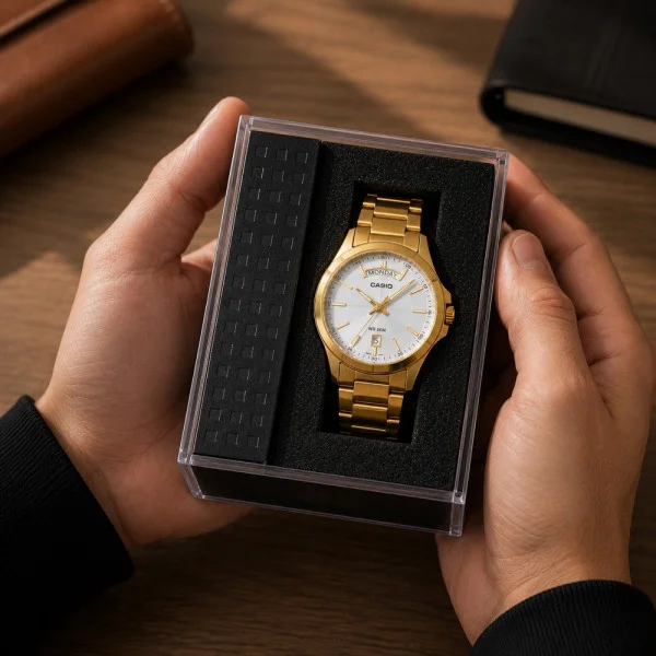 Чоловічий годинник Casio MTP-1381GD-7A фото 5