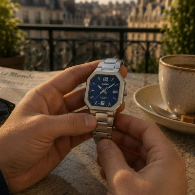 Чоловічий годинник Casio MTP-B195D-2A