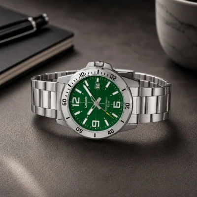 Чоловічий годинник Casio MTP-VD01D-3B