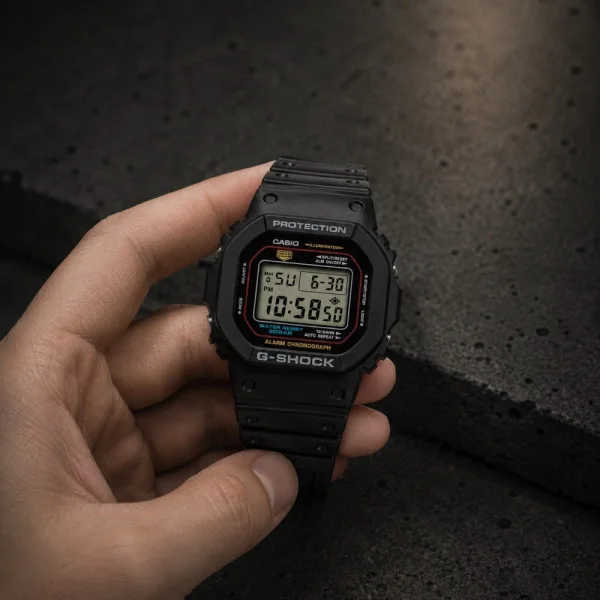 Мужские часы Casio G-SHOCK DW-5600RL-1 фото 7