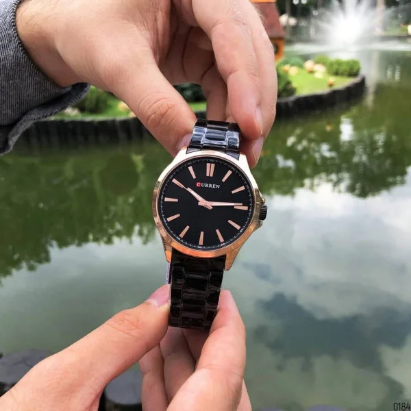 Чоловічий годинник Curren 8322 Cuprum-Black фото 8