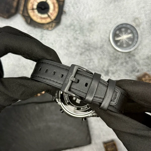Мужские часы Skmei 1864LBKBK Black-Black Leather фото 10