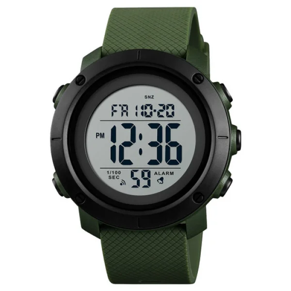 Чоловічий годинник Skmei 1426AGWT Army Green-White фото 1