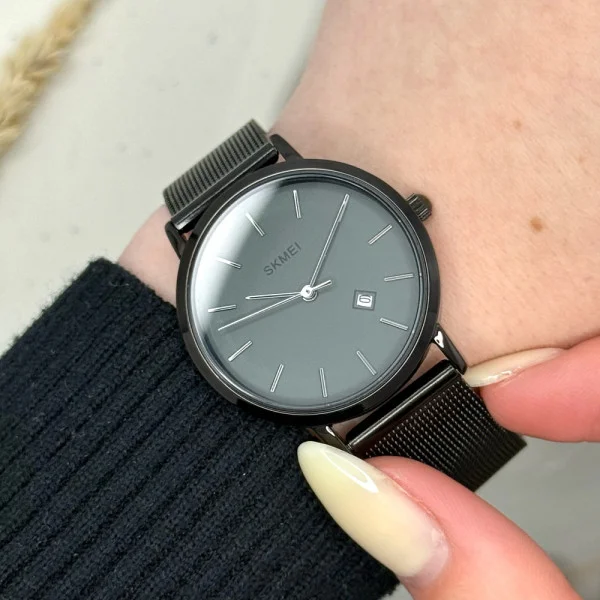 Жіночий годинник Skmei 1530BK Black фото 3