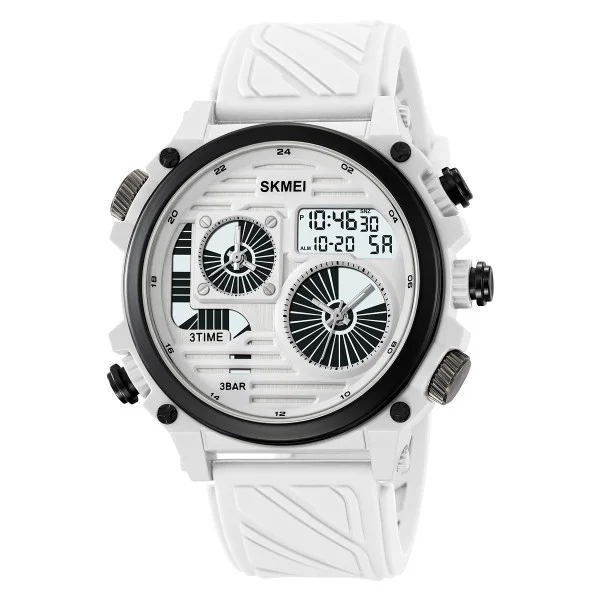 Чоловічий годинник Skmei 2202WT White SALE 2025 фото 1