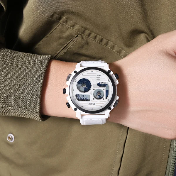 Чоловічий годинник Skmei 2202WT White SALE 2025 фото 6