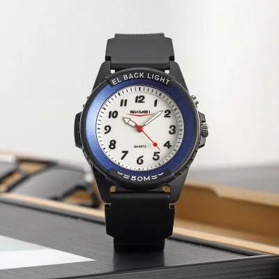 Чоловічий годинник Skmei 2433BKBU-AC Black-Blue Namber