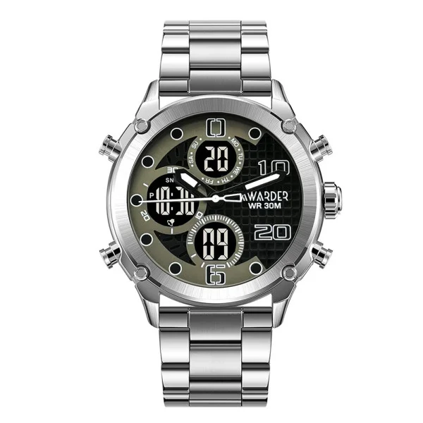Чоловічий годинник Awarder 017 Silver фото 1