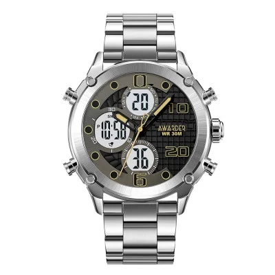 Мужские часы Awarder 017 Silver-White Steel