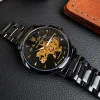 Чоловічий годинник Awarder 048 Не Забуду Дім Black-Gold Steel фото 5