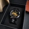 Чоловічий годинник Awarder 048 Не Забуду Дім Black-Gold Steel фото 4