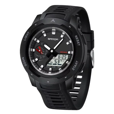 Чоловічий годинник Sanda 3360 Black White