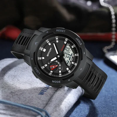 Чоловічий годинник Sanda 3360 Black White