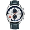 Чоловічий годинник Curren 8324 Silver-White фото 2