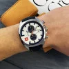 Чоловічий годинник Curren 8324 Silver-White фото 3