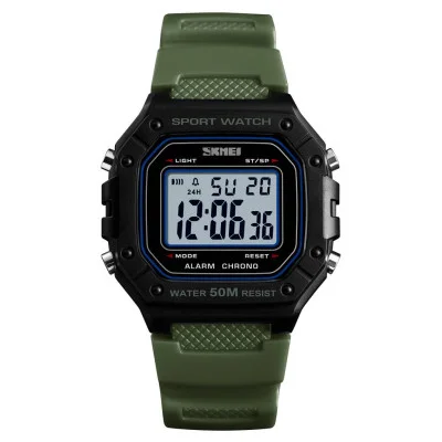 Чоловічий годинник Skmei 1496AG Army Green