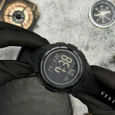 Чоловічий годинник Skmei 1535BKBK Black-Black