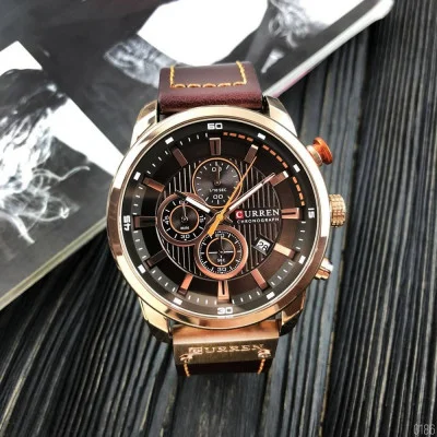 Чоловічий годинник Curren 8291 Cuprum-Brown