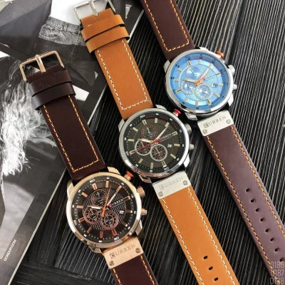 Чоловічий годинник Curren 8291 Cuprum-Brown