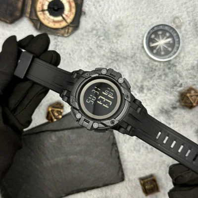 Чоловічий годинник Skmei 1545BKBK Black-Black