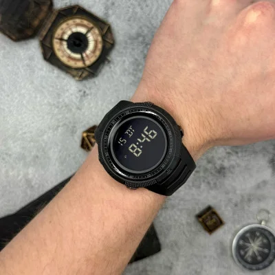 Чоловічий годинник Skmei 1632BKBK Black-Black