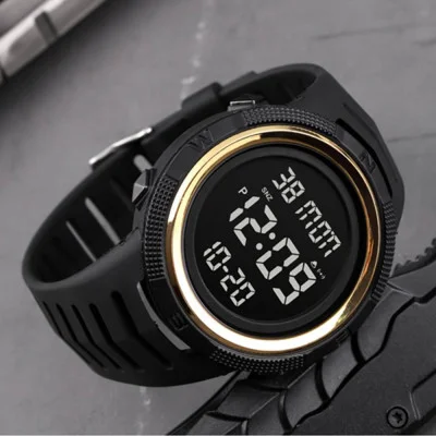 Чоловічий годинник Skmei 1632GDBK GoldBlack