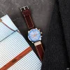 Чоловічий годинник Curren 8291 Silver-Blue фото 7