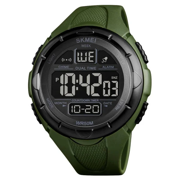 Чоловічий годинник Skmei 1656GN Green фото 1