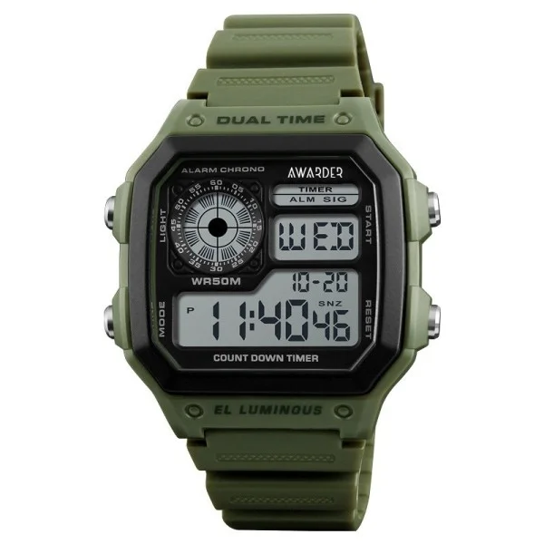 Мужские часы Awarder 010 Army Green фото 1