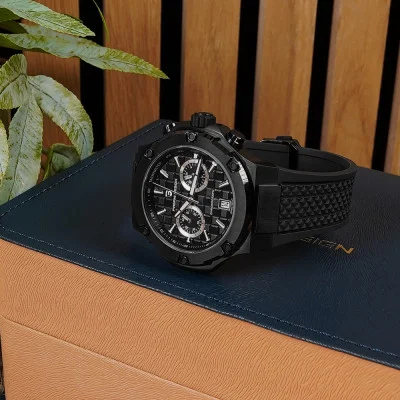 Чоловічий годинник Pagani Design PD-YS032 Black-Black-Black Rubber